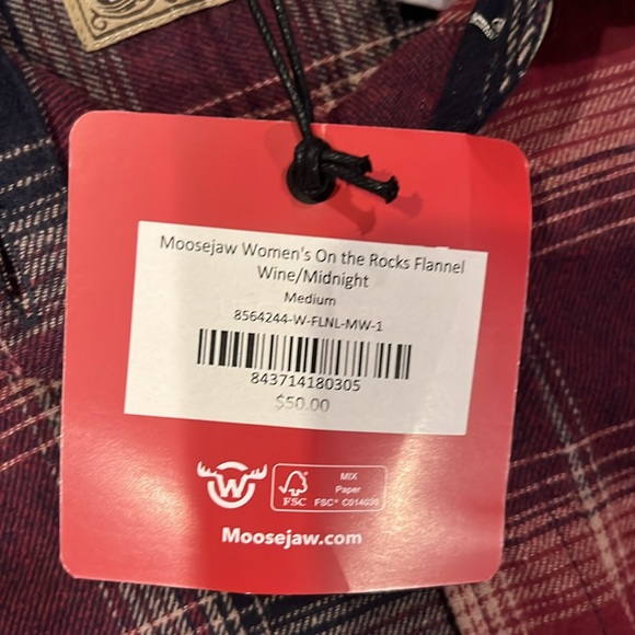 Moosejaw Women's On The Rocks Flannel - Medium - Picture 4 of 8